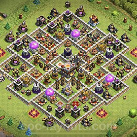 Base plan TH11 (design / layout) with Link, Hybrid, Anti 3 Stars for Farming, #8