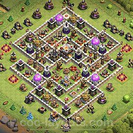 Base plan TH11 (design / layout) with Link, Anti 3 Stars, Hybrid for Farming 2023, #9