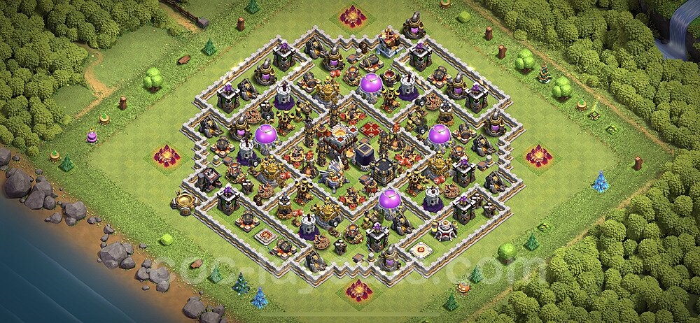 Base plan TH11 (design / layout) with Link, Anti 2 Stars, Hybrid for Farming 2023, #1