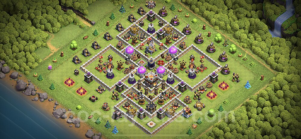 Base plan TH11 (design / layout) with Link, Anti Everything, Hybrid for Farming, #15