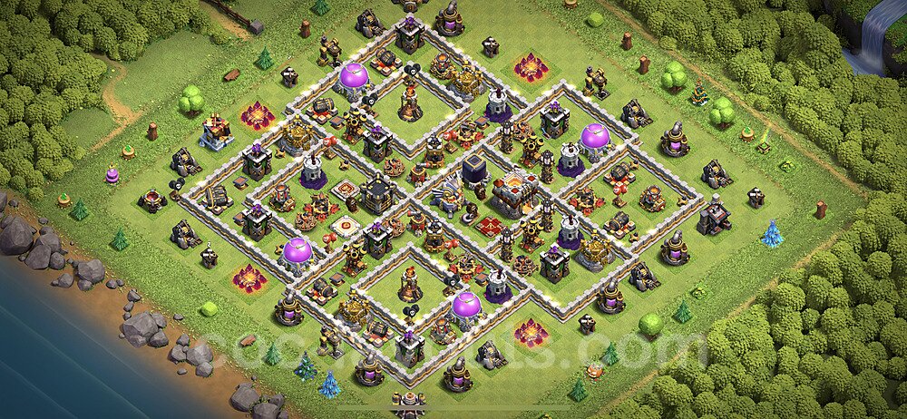 Base plan TH11 (design / layout) with Link, Anti 3 Stars, Hybrid for Farming 2023, #18