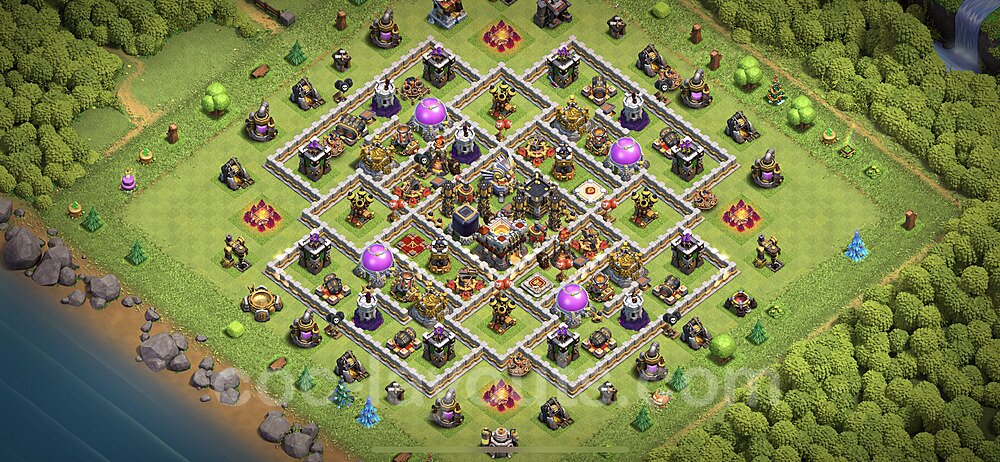 Base plan TH11 (design / layout) with Link, Hybrid, Legend League for Farming, #20