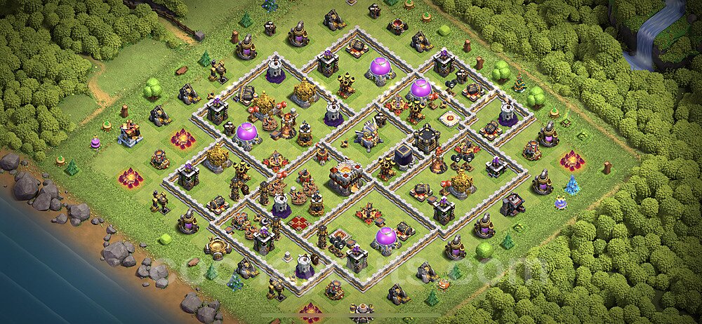 Base plan TH11 (design / layout) with Link, Anti Everything, Hybrid for Farming 2023, #50