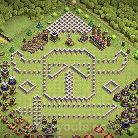 Best TH11 Troll Funny Base Layouts with Links 2022 - Copy Town Hall Level  11 Art Bases