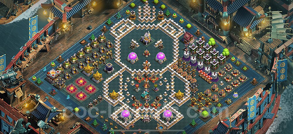 Municipio livello 11 Troll Funny Base + Link - Miglior Art Disposizione Villaggio COC 2025 TH11 - #89