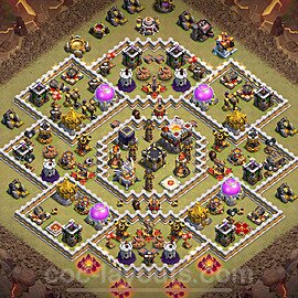 Die Anti 3 Sterne Clan War Base RH11 + Link 2024 - COC Rathaus Level 11 Kriegsbase (CK / CW) - #115