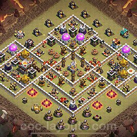 Die Maximal Clan War Base RH11 + Link, Anti Alles 2024 - COC Rathaus Level 11 Kriegsbase (CK / CW) - #139