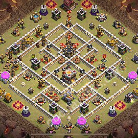 Municipio livello 11 Base di Guerra + Link - Anti 3 Stelle Disposizione Villaggio COC 2026 TH11 - #191