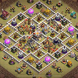 Die Clan War Base RH11 + Link, Anti Air / Electro Dragon 2025 - COC Rathaus Level 11 Kriegsbase (CK / CW) - #197