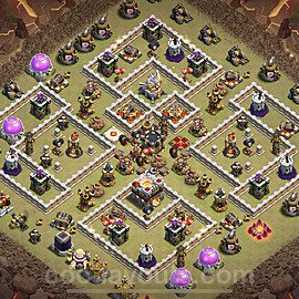 TH11 War Base Plan with Link, Anti Everything, Copy Town Hall 11 CWL Design 2023, #21