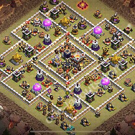 Die Anti 3 Sterne Clan War Base RH11 + Link, Anti Air / Electro Dragon 2025 - COC Rathaus Level 11 Kriegsbase (CK / CW) - #28