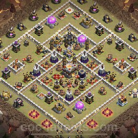 TH11 War Base Plan with Link, Anti Air / Electro Dragon, Copy Town Hall 11 CWL Design 2023, #59