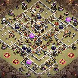 Die Anti 3 Sterne Clan War Base RH11 + Link, Anti Alles 2022 - COC Rathaus Level 11 Kriegsbase (CK / CW) - #63