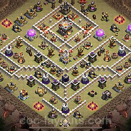 TH11 Max Levels CWL War Base Plan with Link, Copy Town Hall 11 Design 2023, #78