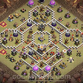 Best Th11 Base Layouts With Links 2023 - Copy Town Hall Level 11 Coc Bases