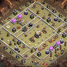TH11 Max Levels CWL War Base Plan with Link, Anti Everything, Copy Town Hall 11 Design 2023, #82