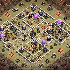 TH11 Max Levels CWL War Base Plan with Link, Anti Everything, Copy Town Hall 11 Design 2023, #84
