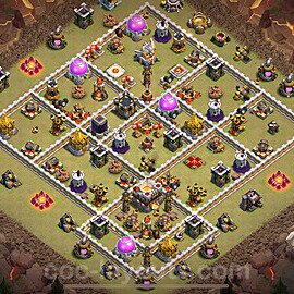 TH11 Max Levels CWL War Base Plan with Link, Hybrid, Copy Town Hall 11 Design 2023, #97