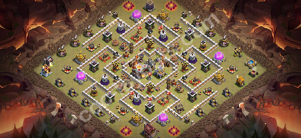 Layout para Guerra CV11 com link, Anti Ar / Electro Dragão 2026 - Centro de Vila 11, #201