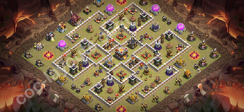 База ТХ 11 2026 для Лиги Войны Кланов (КВ / ЛВК) Скопировать, Анти-Воздух / Электродракон, #202