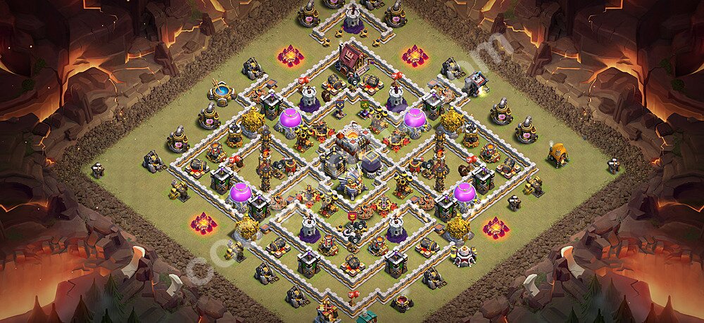 Municipio livello 11 Base di Guerra + Link - Anti 3 Stelle Disposizione Villaggio COC 2026 TH11 - #205