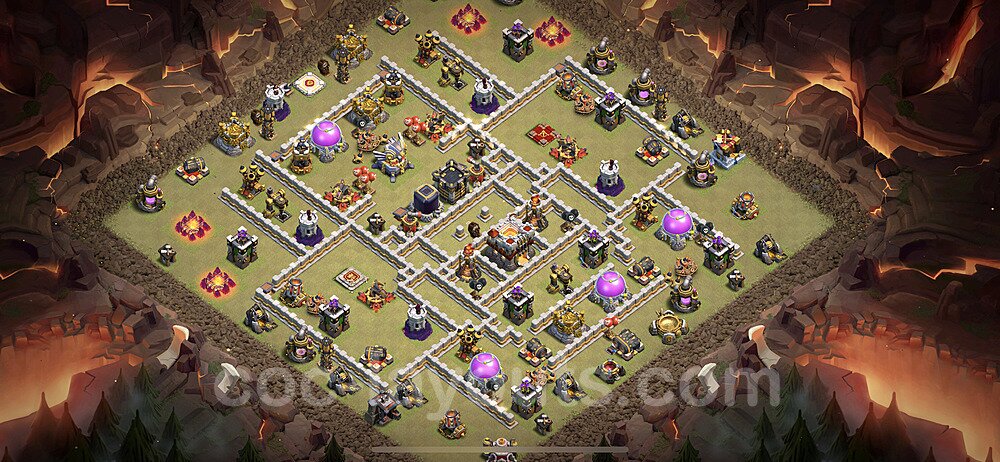 TH11 Max Levels CWL War Base Plan with Link, Anti Everything, Copy Town Hall 11 Design 2023, #85