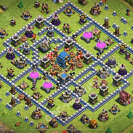 Municipio livello 12 Base + Link - Miglior Disposizione Villaggio per Difesa COC 2026 TH12 - #147