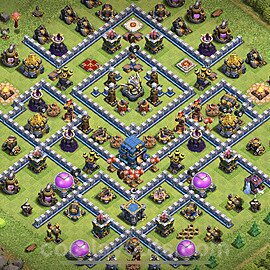 Anti Everything TH12 Base Plan with Link, Copy Town Hall 12 Design 2021, #33