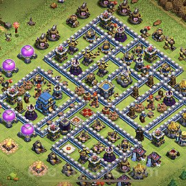 Anti Everything TH12 Base Plan with Link, Copy Town Hall 12 Design, #6