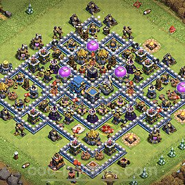 Full Upgrade TH12 Base Plan with Link, Legend League, Copy Town Hall 12 Max Levels Design 2023, #67