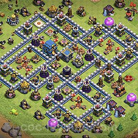 Municipio livello 12 Maxato Base + Link, Anti tutto - Miglior Disposizione Villaggio per Difesa COC TH12 - #7