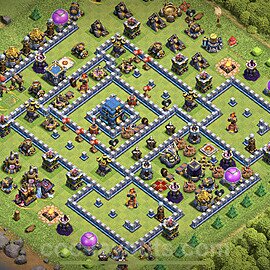 Anti Everything TH12 Base Plan with Link, Copy Town Hall 12 Design 2023, #77