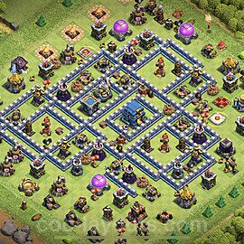 Anti Everything TH12 Base Plan with Link, Copy Town Hall 12 Design 2023, #86