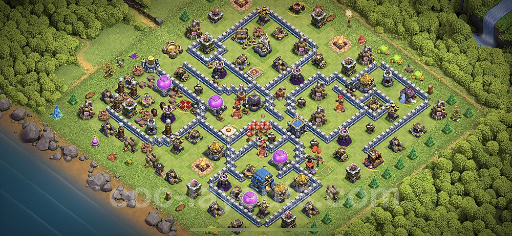 Full Upgrade TH12 Base Plan with Link, Anti 3 Stars, Copy Town Hall 12 Max Levels Design 2023, #114