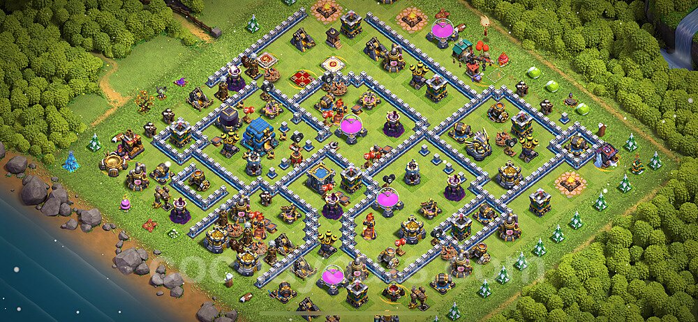 TH12 Anti 3 Stars Base Plan with Link, Copy Town Hall 12 Base Design 2024, #120