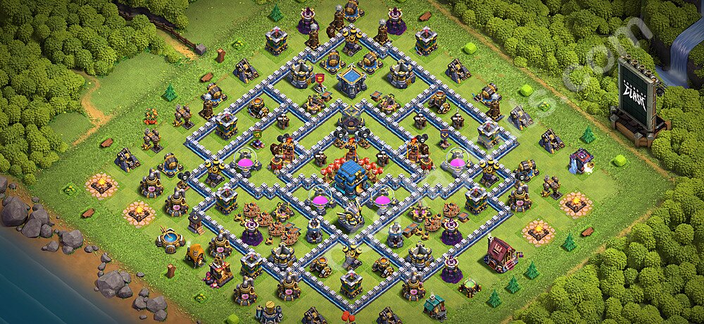 Top Anti 3 Etoiles Base HDV 12 + Lien (Link), Hybride 2026 - Hôtel de Ville 12 Base Copier - #149