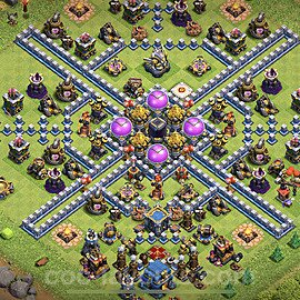 Base plan TH12 Max Levels with Link for Farming 2021, #31