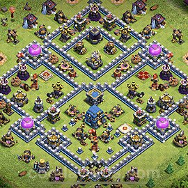 Base plan TH12 Max Levels with Link for Farming 2022, #42