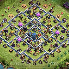 Base plan TH12 (design / layout) with Link, Anti 2 Stars for Farming 2022, #45