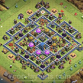 Base plan TH12 Max Levels with Link, Anti 2 Stars for Farming, #49