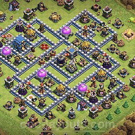 Gute Base für Farm RH12 + Link, Hybrid - COC Rathaus 12 - #6