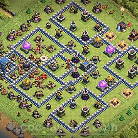 Maxato Municipio livello 12 Base + Link, Anti tutto - Miglior Disposizione villaggio per Farming COC 2023 TH12 - #72