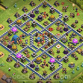 Base plan TH12 Max Levels with Link, Anti 3 Stars for Farming 2024, #82