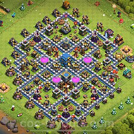 Die Max Base für Farm RH12 + Link, Anti Alles 2025 - COC Rathaus 12 - #90