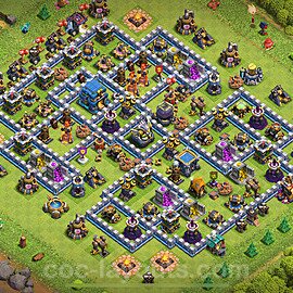 Base plan TH12 (design / layout) with Link, Hybrid for Farming 2025, #93