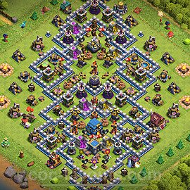 Municipio livello 12 Base + Link - Miglior Disposizione villaggio per Farming COC 2025 TH12 - #94