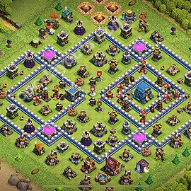 Gute Base für Farm RH12 + Link, Anti 2 Sterne, Anti Alles 2026 - COC Rathaus 12 - #96