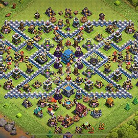 Farming Base Village HDV 12 + Lien (Link) 2026 - Hôtel de Ville 12 Base Copier - #98