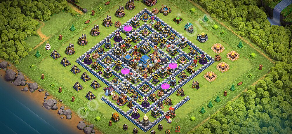 Gute Base für Farm RH12 + Link 2026 - COC Rathaus 12 - #101