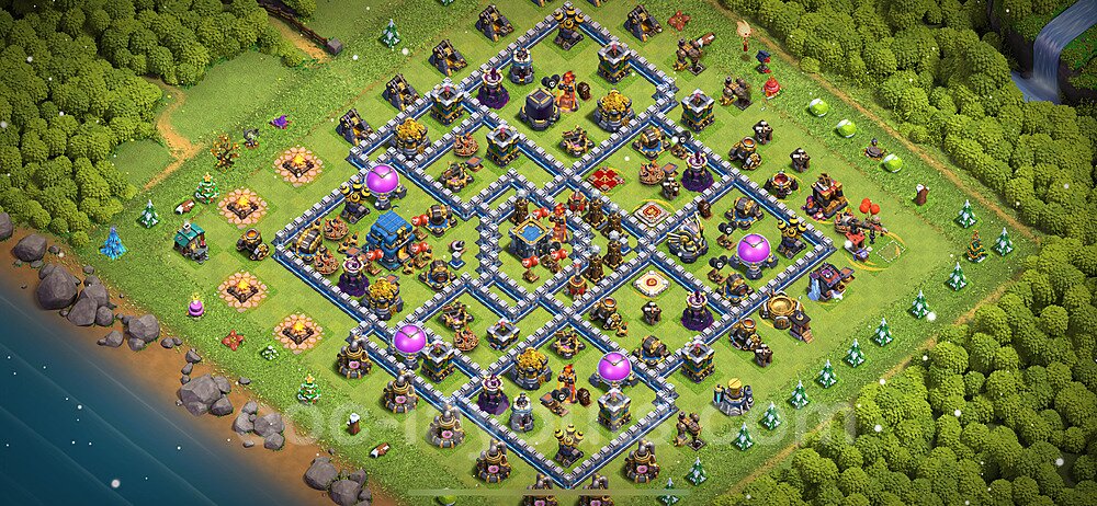 Base plan TH12 Max Levels with Link, Anti 3 Stars for Farming 2024, #82